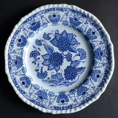 Blue Butterfly Salad Plate