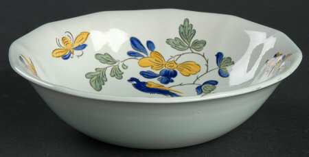 Blue Parrot (Celadon) Coupe Cereal Bowl