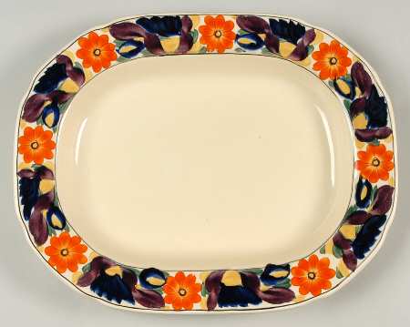 Brocade 13" Oval Serving Platter