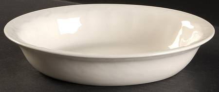 Ceres Cream 9" Oval Vegetable Bowl