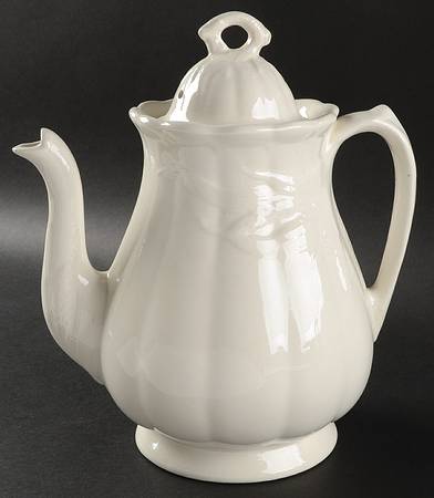 Ceres Cream Coffee Pot & Lid