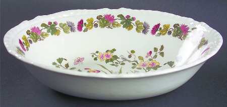 Country Meadow 9" Oval Vegetable Bowl