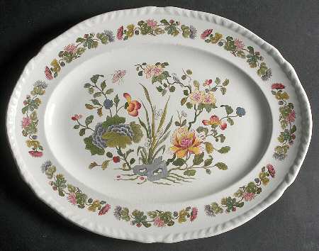 Country Meadow 15" Oval Serving Platter