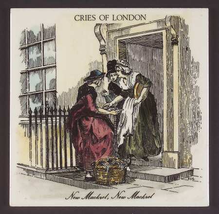 Cries of London (Green & Brown rim) Trivet