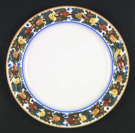 Della Robia Multicolor on White by Adams China