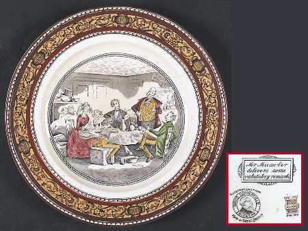 Dickens Orange (Old Back Stamp) by Adams China