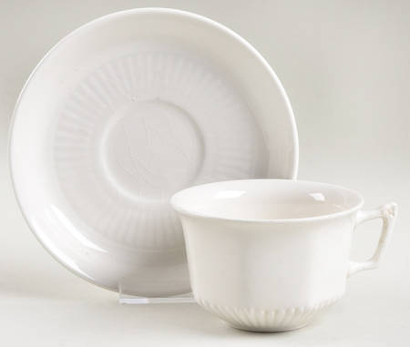 Empress Flat Cup & Saucer Set