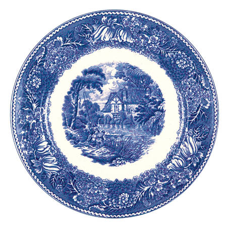 English Countryside Blue by Adams China