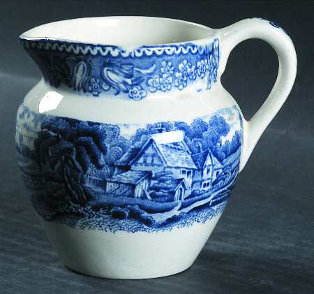 English Countryside Blue Creamer