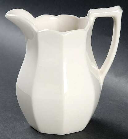 Hexagon White Creamer