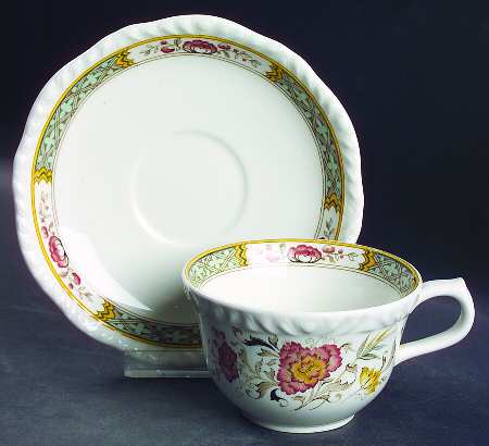 Jeddo Flat Cup & Saucer Set