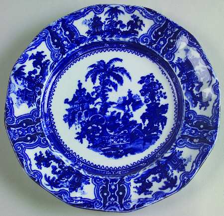 Kyber (Flow Blue, No Trim) Salad Plate