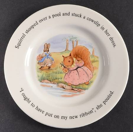 Little Grey Rabbit & Her Friends Child's Plate