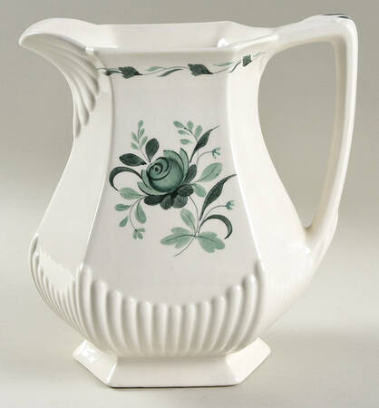 Lincoln (Green Vine on Rim) 56 Oz Pitcher