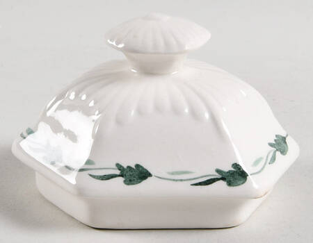 Lincoln (Green Vine on Rim) Lid for Sugar Bowl