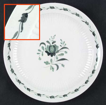 Lincoln (Green Vine on Rim) by Adams China