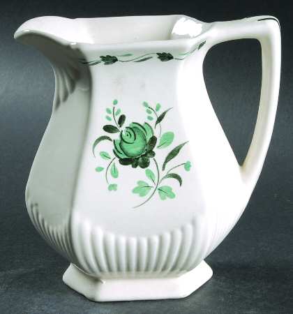Lincoln (Green Vine on Rim) 24 Oz Pitcher
