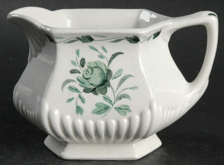 Lincoln (Green Vine on Rim) Creamer