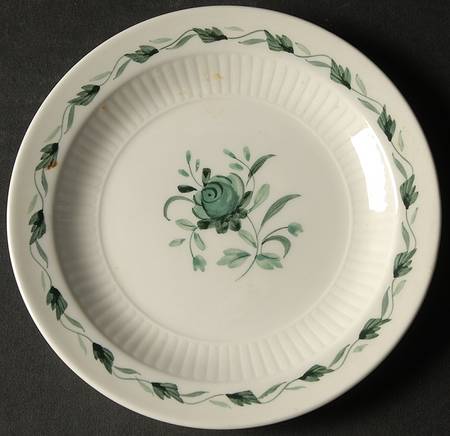 Lincoln (Green Vine on Rim) Bread & Butter Plate