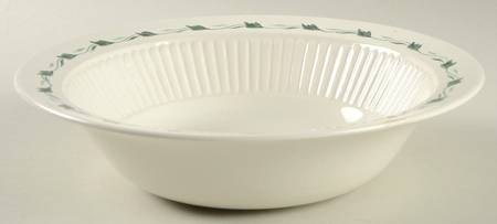 Lincoln (Green Vine on Rim) 9" Round Vegetable Bowl