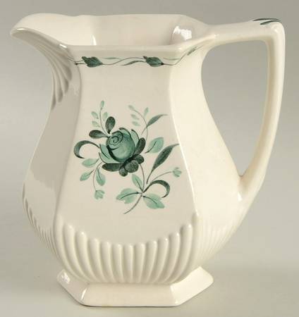 Lincoln (Green Vine on Rim) Pitcher