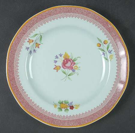 Lowestoft (Newer Backstamp) Dessert/Pie Plate