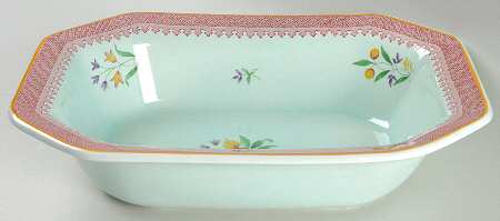 Lowestoft (Newer Backstamp) 9" Oval Vegetable Bowl