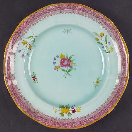 Lowestoft (Newer Backstamp) Luncheon Plate