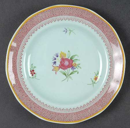 Lowestoft (Newer Backstamp) Bread & Butter Plate by Adams China