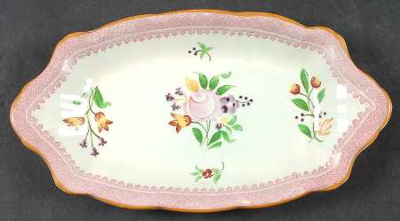Lowestoft (Older Backstamp) Relish/Gravy Underplate