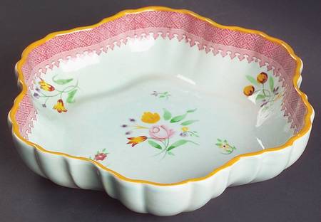 Lowestoft (Older Backstamp) Small Melon Bowl