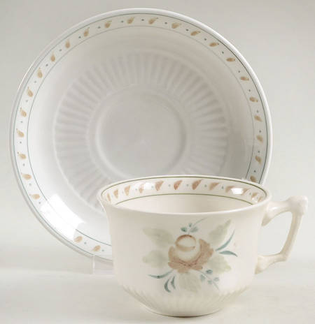 Madeleine Flat Cup & Saucer Set