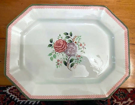Mandalay Green 14" Oval Serving Platter