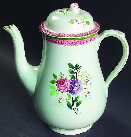 Mandalay Green Coffee Pot & Lid