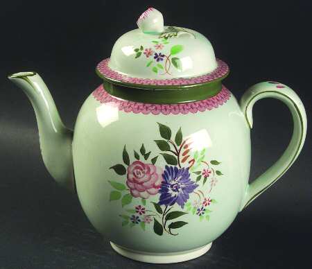 Mandalay Green Teapot & Lid