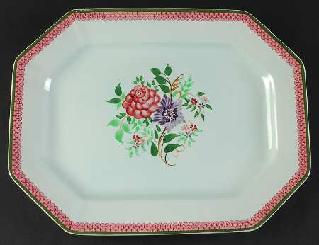 Mandalay Green 13" Oval Serving Platter