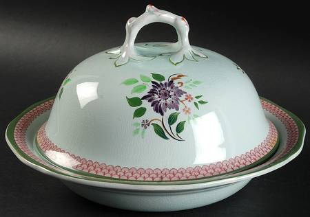 Mandalay Green Muffin Dish & Lid
