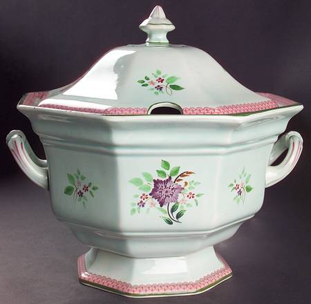 Mandalay Green Tureen &  Lid