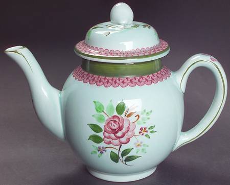 Mandalay Green Individual Teapot & Lid