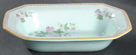Metz Older Backstamp 9" Oval Vegetable Bowl