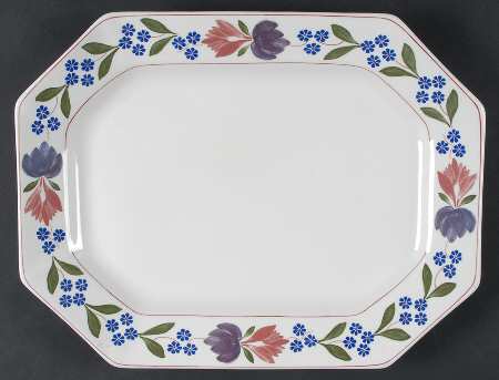 Old Colonial (Newer Backstamp) 13" Oval Serving Platter