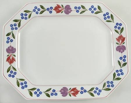 Old Colonial (Newer Backstamp) 15" Oval Serving Platter