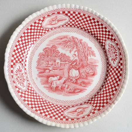 Old English Rural Scenes Bread & Butter Plate
