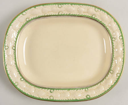 The Perugia 9" Oval Serving Platter by Adams China