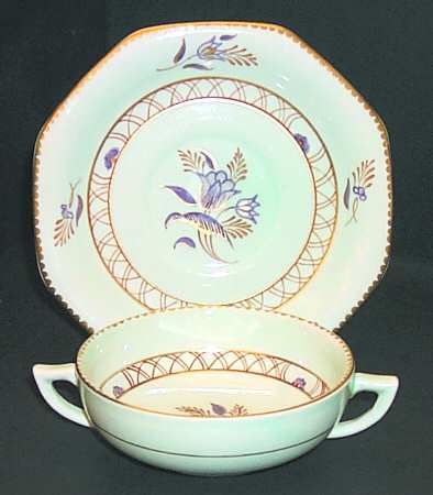 Regent Flat Cream Soup Bowl & Saucer Set