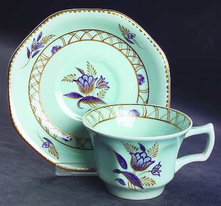 Regent Flat Cup & Saucer Set