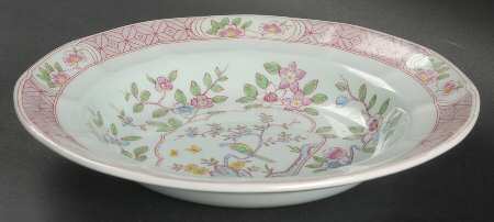 Singapore Bird (Older Backstamp) Rim Soup Bowl