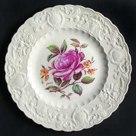 Swansea Rose Luncheon Plate