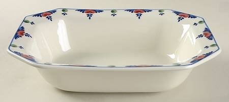 Veruschka 9" Oval Vegetable Bowl