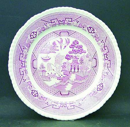 Willow Pink Luncheon Plate